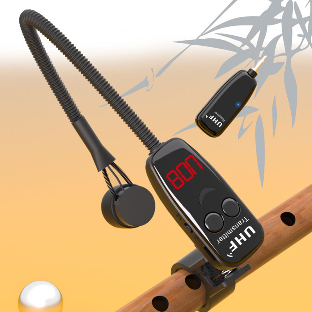 Musical Instrument Flute - UHF 무선 악기 마이크 클립 무선