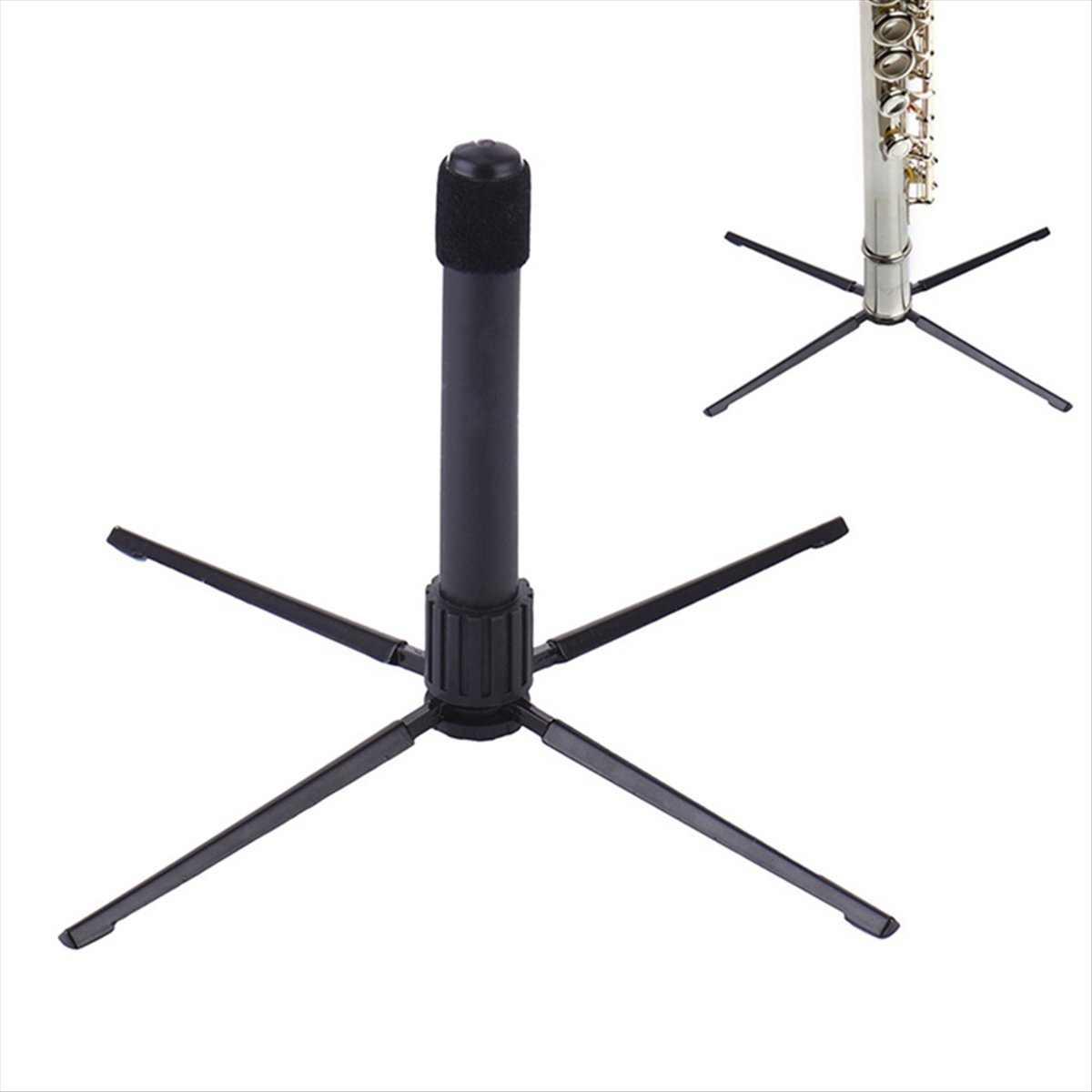 T34C 플루트 클라리넷 스탠드, 휴대용 플루트 스탠드 - Musical Instrument Flute 리뷰 및 가격