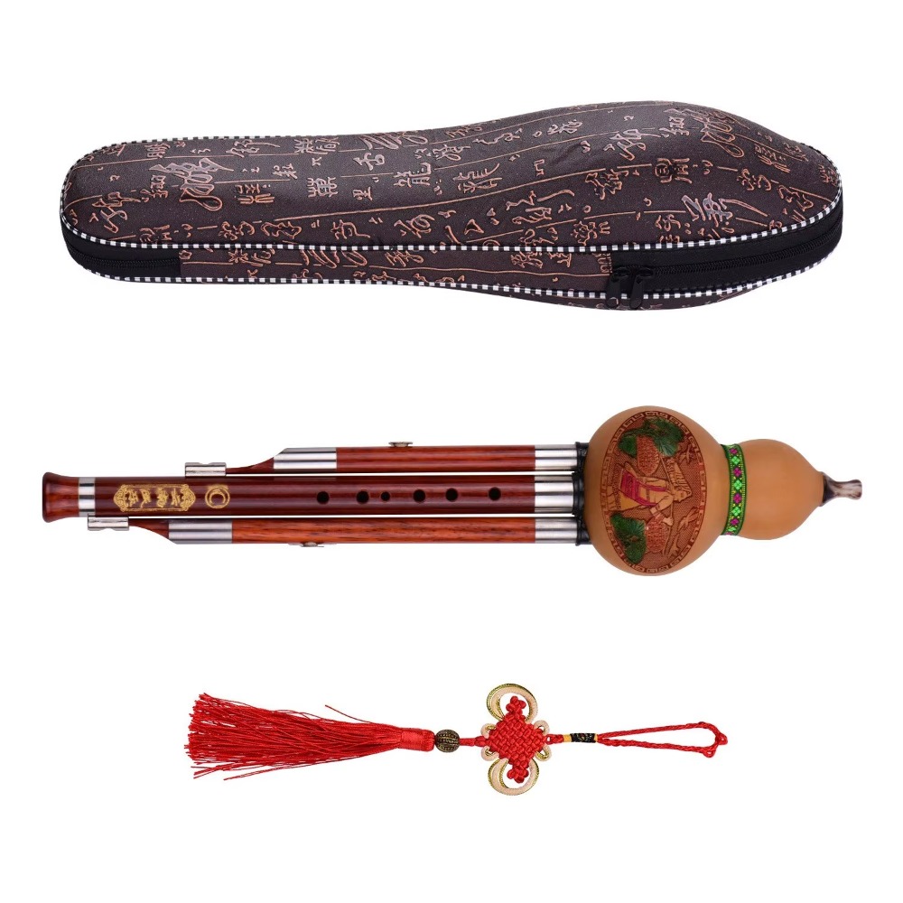 3톤 C 키 훌루시 조롱박 플루트 원목 튜브 중국 전통 - Musical Instrument Flute 리뷰 및 가격