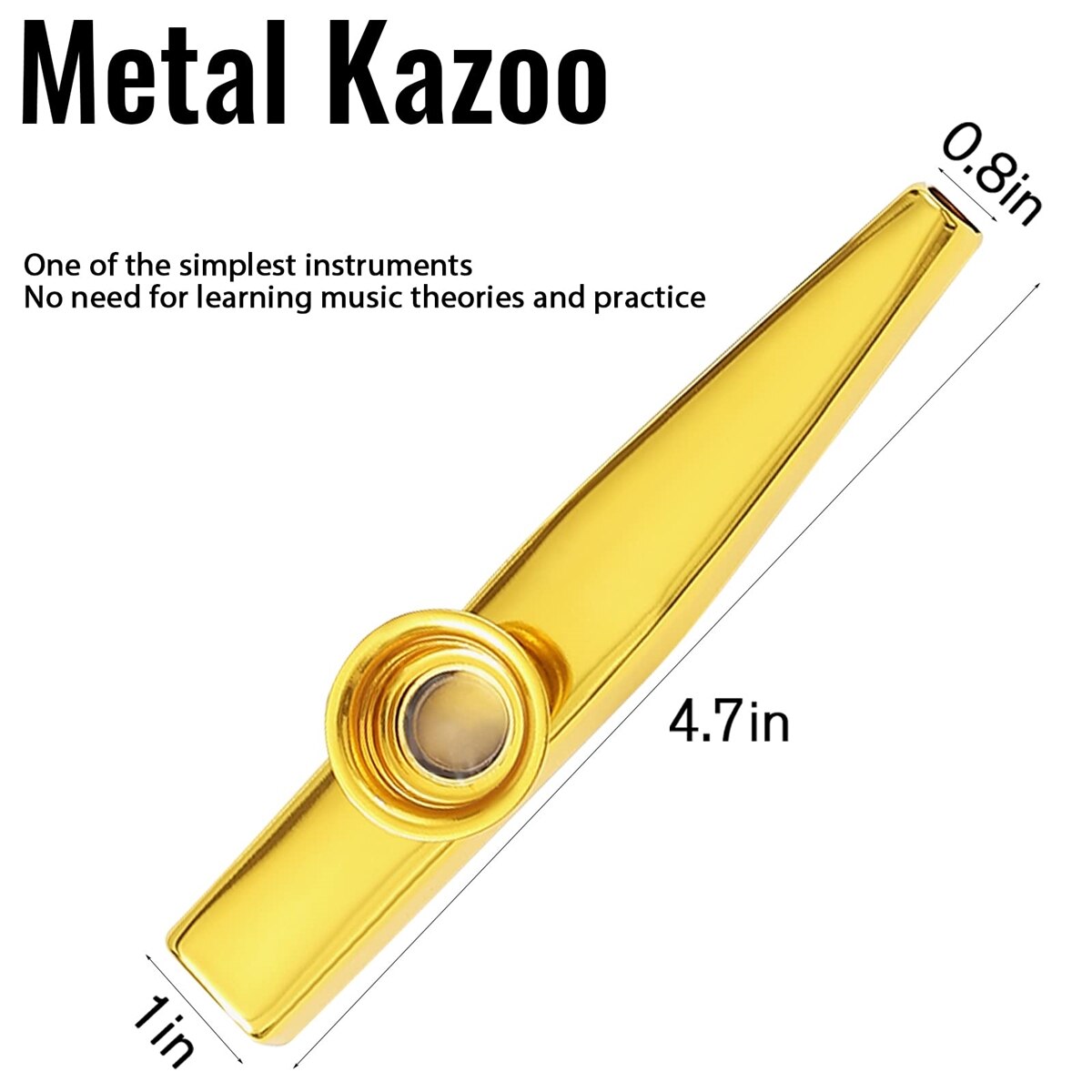 멤브레인 플루트 다이어프램 입 Kazoos 악기가있는  - Musical Instrument Flute 리뷰 및 가격