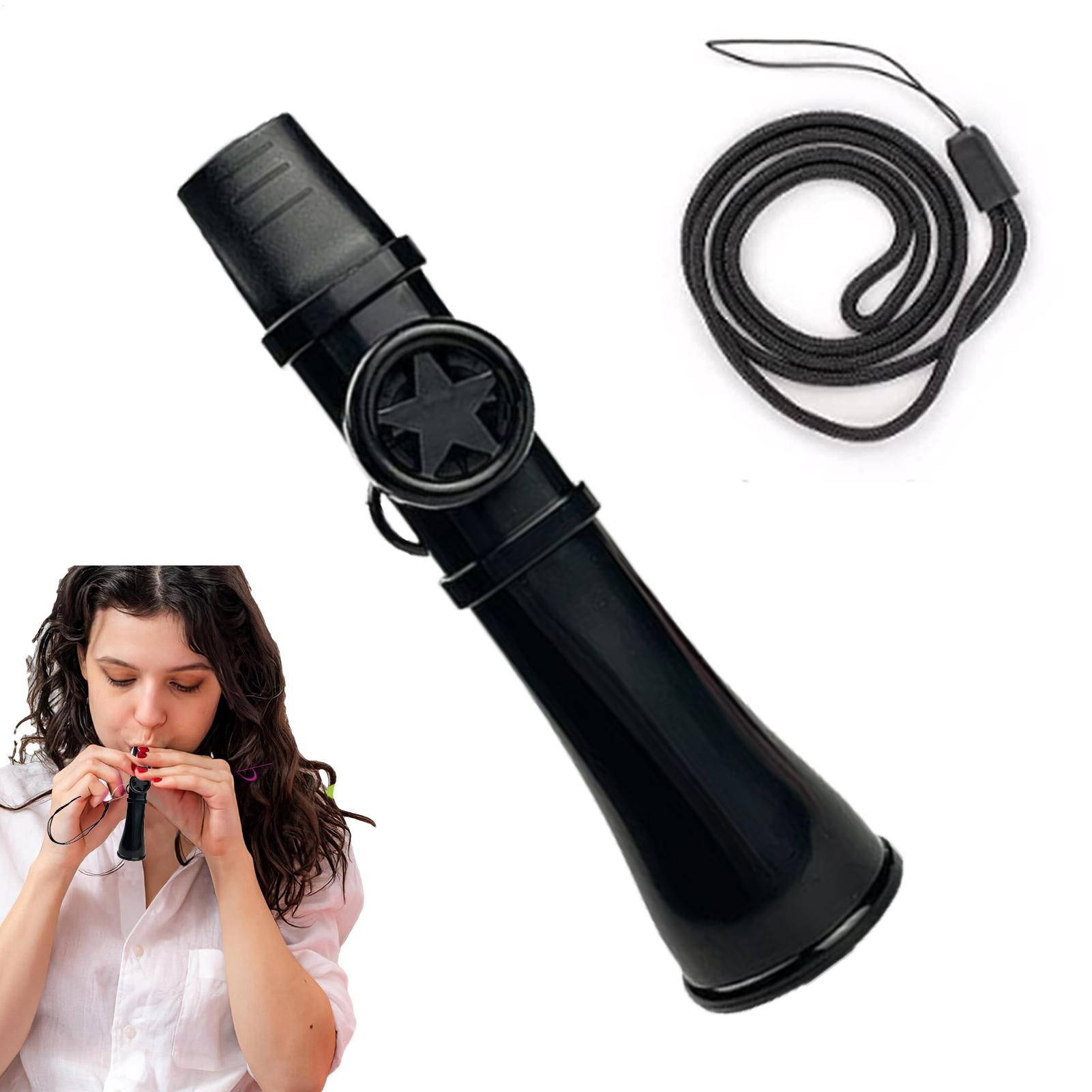 휴대용 ABS 카주 플루트, 학습하기 쉬운 끈이 있는  - Musical Instrument Flute 리뷰 및 가격