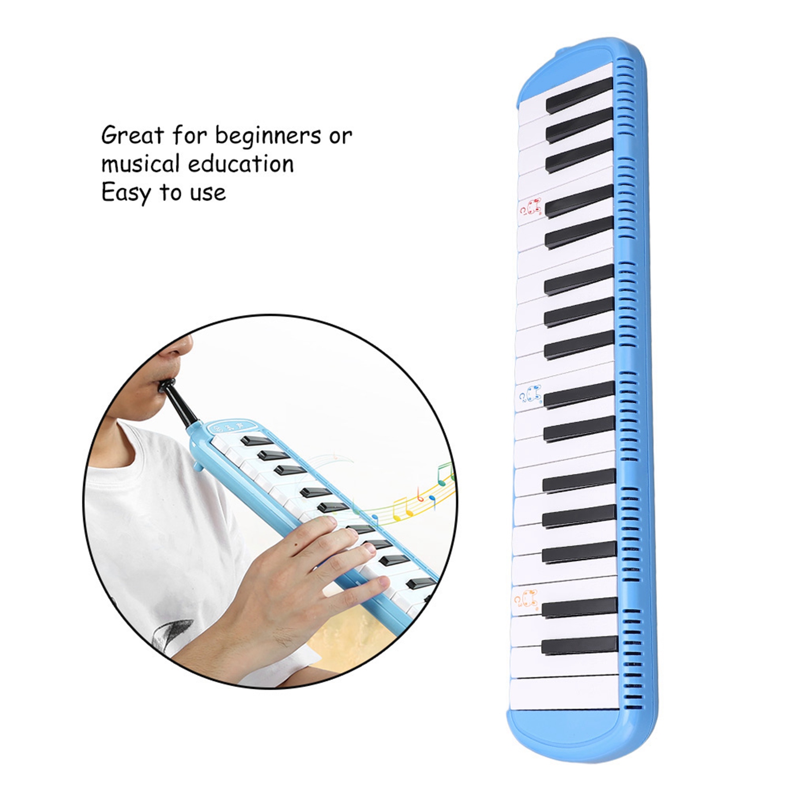 멜로디카 37키 관악기 블루 레진 바디 스테인리스 스틸 - Musical Instrument Reed 리뷰 및 가격