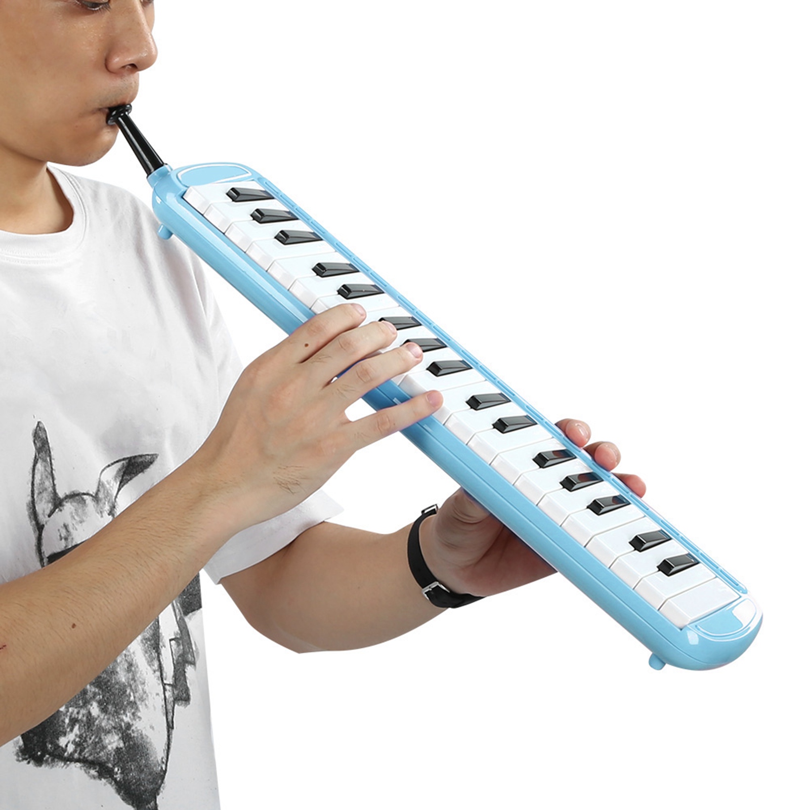 멜로디카 37키 관악기 블루 레진 바디 스테인리스 스틸 - Musical Instrument Reed 리뷰 및 가격